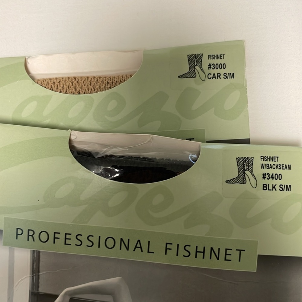 2 Pairs of Capezio Professional Fishnet